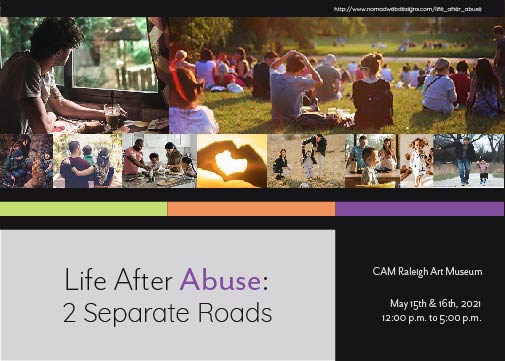 Life After Abuse: 2 Separate Journeys image of Domestic Violence awareness campaign project